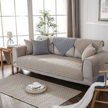 [러빙랩] 알레그리아 순면 쇼파패드 3인용 소파 70x180cm