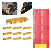 10pcs KDC 소재 MGMN200-G MGEHR/MGIVR 용 2mm 카바이드 인서트 MGEHR 1212-2 에 적합한 그루빙 절단 공구 터닝, 한개옵션0