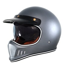 티티앤코 할리 오토바이 헬멧 소두핏 풀페이스 헬맷, 매트-그레이-블랙