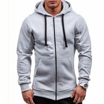 슬림핏 기모안감 후드집업 간절기 기본 베이직 아우터