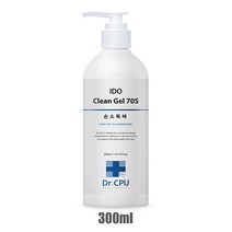 닥터씨피유 이도 클린 겔 70S 손소독제 300ml 펌프 휴대용 리필, 300ml리필