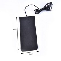 필름히터 USB 5V 탄소 섬유 난방 패드 핸드 워머 필름 전기 겨울 적외선 발열 매트 최신 1 피스, 01 10x20CM