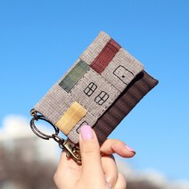 바이핸즈 diy키트 퀼트패키지 소품만들기 - 피넛하우스 카드지갑