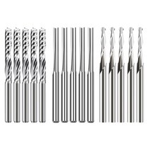 아크릴절단기 커터기 커팅기 아크릴 절곡기 End Mill Engring Bits Set 15Pcs CNC Router For Woodworking, 01 Silver