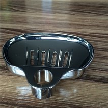 샤워 파이프 비누 상자 막대 22mm 슬라이딩 바용 ABS 크롬 쉘 모양 공장 판매, 한개옵션0