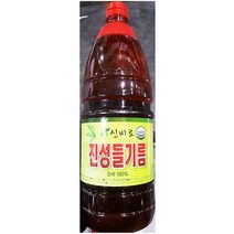 들깨100% 고소한 들기름 1.8L 도토리묵무침 오징어볶음 배추무국