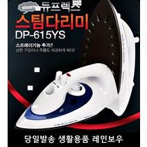 정장 교복셔츠 일반 겸 스팀 다리미 가전제품 구김다리미 고급핏감 미용가전, 듀플렉스 615스팀다리미