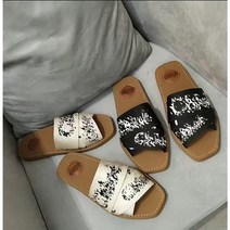여성 명품스타일 슬리퍼 샌들 뮬