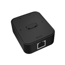 POE 이더넷 스위치허브 RJ45 인터넷 어댑터 2 포트 in 1 휴대하기 쉬운 미니 LAN 허브 데스크탑 컴퓨터용 전원 공급 장치 없음 휴대용 내구성