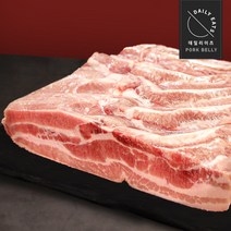 [데일리이츠] 프리미엄 통삼겹살 2kg 슬라이스 4등분 선택가능, 통삽겹살 2kg 4등분