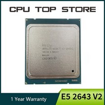 중고 INTEL XEON E5 2643 V2 SR19X CPU 6-코어 3.50GHz 25M 130W 프로세서 인텔 제온