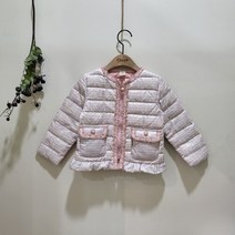 치크 sh06 여아 트위드 경량 점퍼 CKJD22W1G