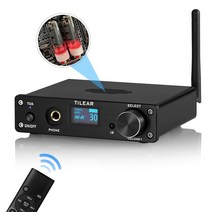 Douk Audio HiFi 진공관 프리 앰프 스테레오 블루투스 리시버 홈 데스크탑 헤드폰 앰프 미니 USB DAC, 02 Black_01 CHINA