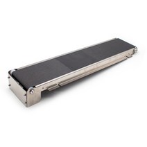 자바라컨베이어 스테인레스 스틸 미니 컨베이어 자동 벨트 DC24V 트랙 화물 차선 460MM x 85MM 하중 3.5-5, 03 66RPM