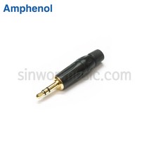 암페놀 KS3PB-AU 골드도금접점 납땜용 3.5mm Stereo플러그