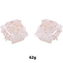 키캡 포인트 미드나잇 기계식 레트로 키보드 무선 워터 킹 선형 핀 클리어 바디, 없음, 없음, 20.62g - 70PCS