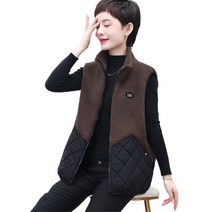 MOSAIRATION 여성 가을 조끼 베스트 후리스 조끼 기모 겨울 빅사이즈 SFW0810025