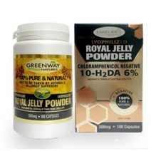 Natures Greenway 네이쳐스 그린웨이 고함량 파우더 로얄젤리 500mg 180정 powder Royal Jelly 6%, 1개