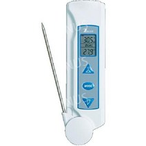 소쿠테이 방사능 측정기 레이저 기능 73010 (체온계x), D 프로브가있는 방진 및 방수 가변 방사율 유형