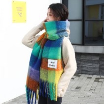 머플러 양모 목도리 캐나다 네로우 아크네스타일