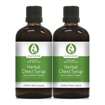 키위허브(KIWIHERB) 키위허브 허벌 체스트 시럽 200mlX 2개, 400ml, 1세트