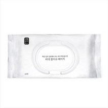 생활공작소 캡형 비데 물티슈, 60매입, 1팩