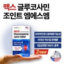 식약처 인정 글루코사민 조인트 엠에스엠 무릎 허리 손 손가락 팔목 손목 어깨 관절 뼈 건강 Opti msm 식이 유황 갱년기 남성 여성 남자 여자 부모님 노인 할아버지 할머니 추천, 2박스 120정(2개월분)