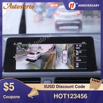 자동차 어라운드 뷰 서라운드뷰 360도 카메라 버드 시스템 bmw 시리즈 용 bmw 1 3 5 6 7 for bmw x1 3 4 5 x6 4 카메라 주변 카메라, bmw 3, 12v