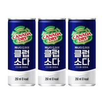캐나다드라이 클럽소다 250ml/ 40캔, 상세페이지 참조