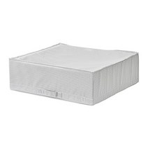 이케아 스투크 수납박스 55x51x18cm 화이트그레이