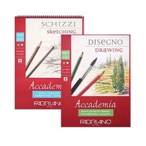 파브리아노 아카데미아 드로잉 스케치북, AC04 상단제본형 A5 드로잉용 200g 30매