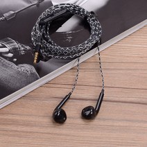 긴 유선 이어폰 줄 긴 2m 4m 헤드셋 중계 방송용, 4미터 화이트