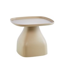 Picky Virgo 코끼리 시리즈 사이드테이블 거실 미니 테이블, 카멜오플슈렁큰, 38cm