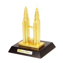 3D메탈빅골드 페트로나스타워/입체퍼즐/건축모형.메탈투어