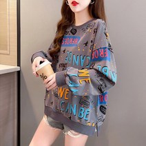 포플러앤씨 그라피 페인팅 맨투맨