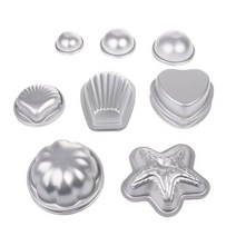 바스밤 입욕제 욕조드롭 선박 및 도매 16PCS 6 스타일 DIY 금속 목욕 폭탄 금형 제작 수제 비누 케이크 Oct, 한개옵션0