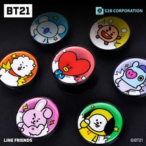 BT21 브이 그립 톡 스마트톡 거치대 핑거 홀더 치미 쿠키 코야 망 알제이 슈키 타타