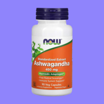 아슈와간다 표준화 추출물 450mg 90정 베지 캡슐 아유르베다 아답토젠