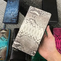 파이톤 진짜 뱀 가죽 장 지갑 남성 여자 50대 아빠 엄마 생일선물 60대 40대 부모님 커플