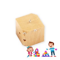 요기팜 엄마표 홈스쿨 원목 고리달린 정육면체 가베 리필용