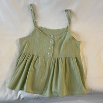 숏스키 스키보드 스키부츠짧은 민소매 탑 레이스 싱글 슬링 여성용 신제품 달콤하고 신선한 스타일 2020, 04 Green_01 Average size