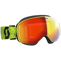 Scott LCG Evo 스노우 크로스 고글(옐로우/인핸서 레드 크롬 렌즈), Yellow / Enhancer Red Chrome L