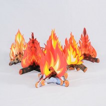 종이 모닥불 모형, 4)번