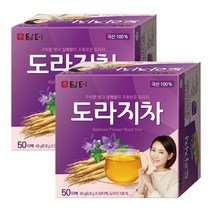 담터 도라지차 50T+50T (100티백), 2개