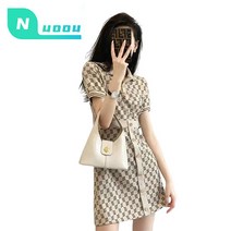 Nuoou 스포츠 골프웨어 여름 여성의류 골프원피스 빅사이즈 봄 여름 가을 짧은 소매
