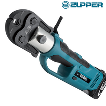 zupper pz-1550 구리 pex 다층 파이프 압착 배관용 배터리 프레스 도구 옵션으로 별도의 턱 포함, 턱이없는 키트