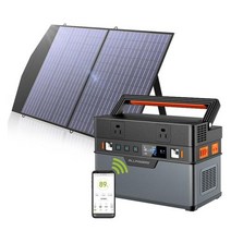ALLPOWERS 700W 휴대용 발전소 606Wh 164000mAh 태양열 발전기 100W 접이식 태양 전지 패널 MC4 앤더슨 캠핑에 대 한, US Plug with solar+위의 100000mA