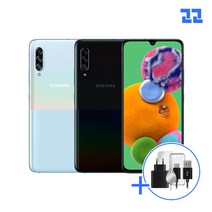 [삼성전자 정품 리퍼폰] 갤럭시 A90 128GB 액정+배터리+외관전체교체 무약정 공기계 알뜰폰 가능 LTE/5G 요금제 그대로 가능, 블랙, A90_128GB/리퍼폰, 안전박스+사은품