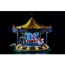 Brick Loot LED 조명 키트 레고 회전목마 세트 - 10257 (레고 세트 미포함)