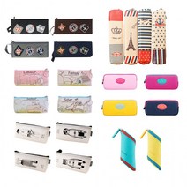 다용도 문구 수납 파우치 초중고 대학생 새학기 준비물 재고 처분 판매, 31 레터패턴 소녀의방